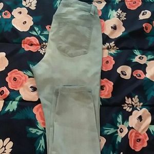 High waisted ankle skinny jeans